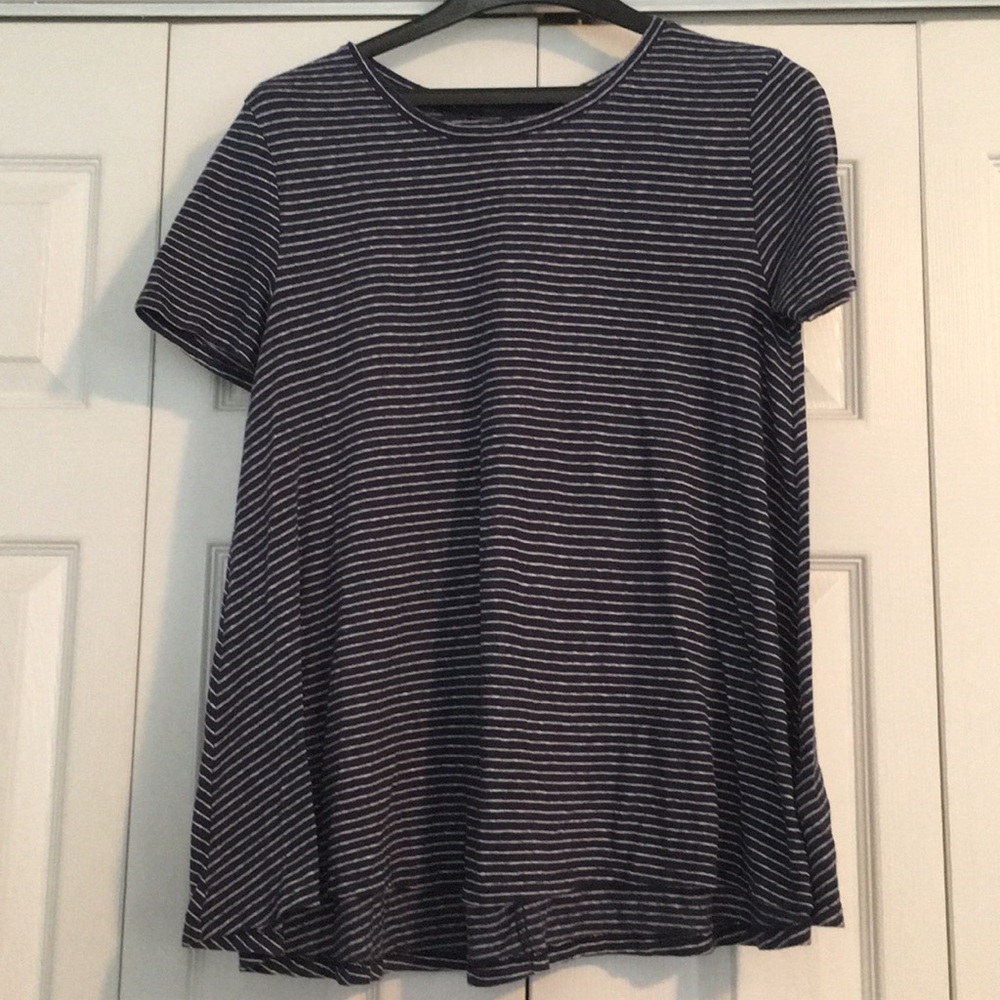 Old Navy A line navy stripe T-shirt size XS